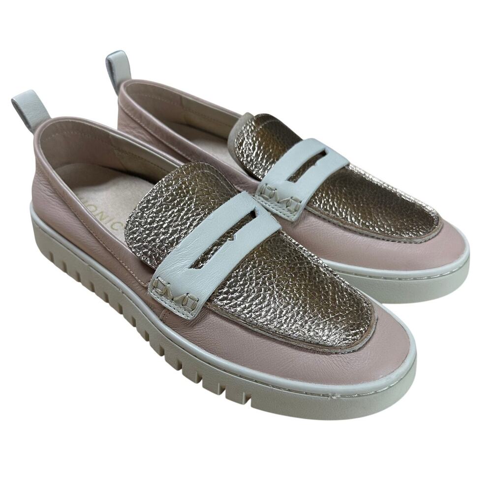 Vionic Women's Uptown Loafer Rugby Tan Multi Leather Size 8 New Without Box